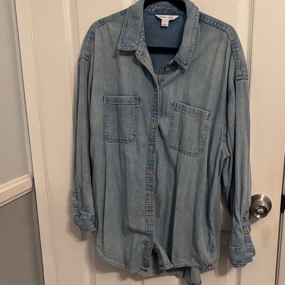 Old Navy Light Blue Denim Jean Jacket